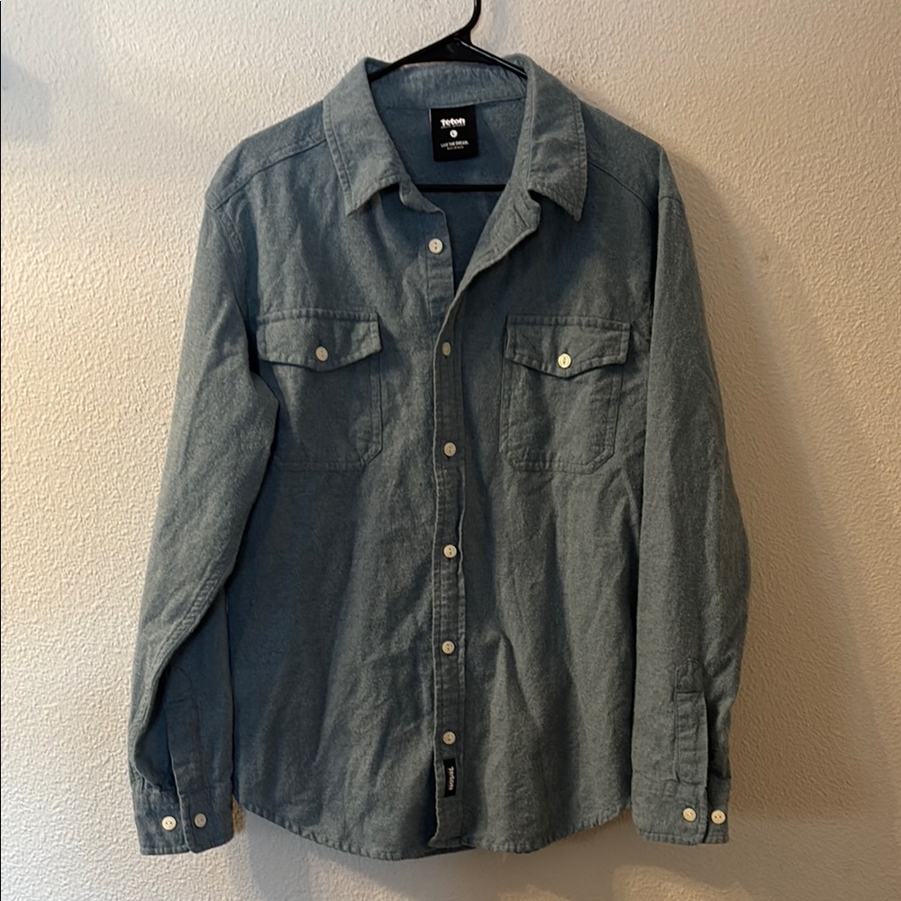 Teton Light Blue Button Down Shirt